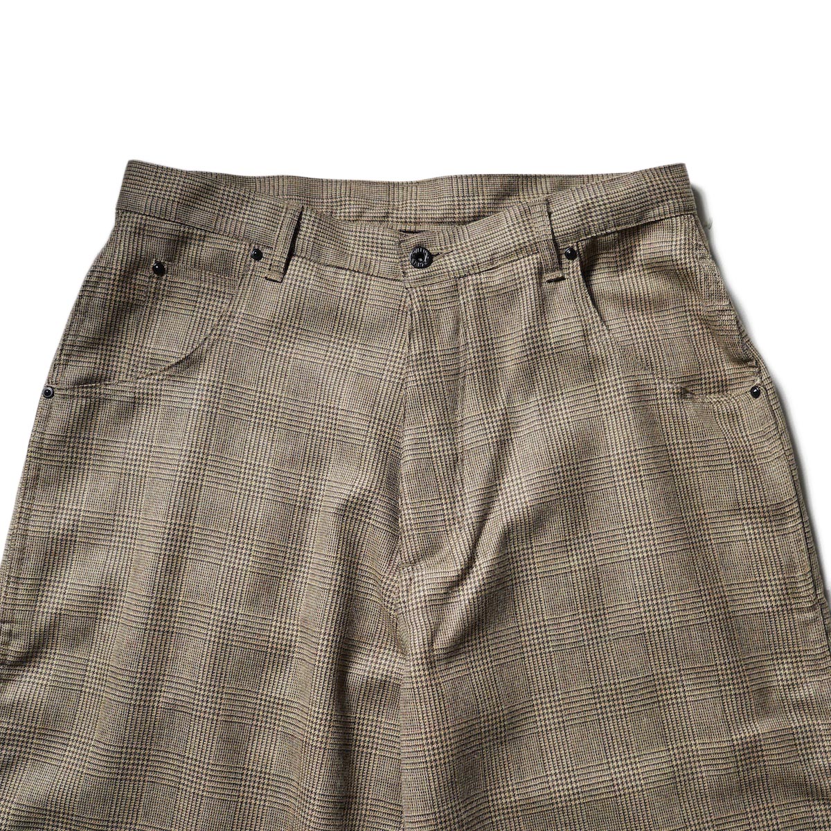 Willow Pants / P-029 Brown-Check