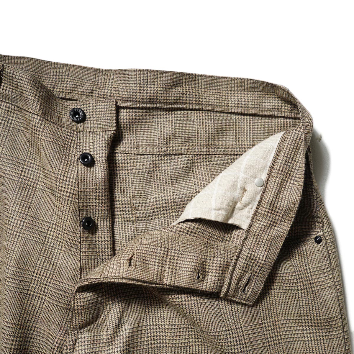 Willow Pants / P-029 Brown-Check