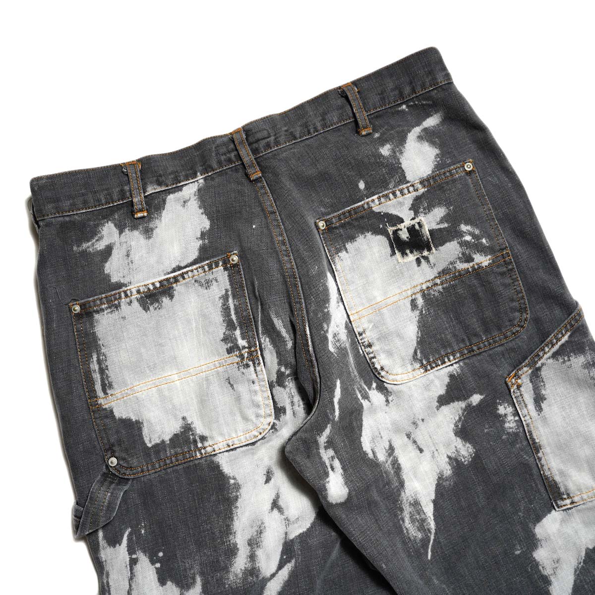 Yuichiro Iida / Y-001 Painter Denim (Black Bleach)