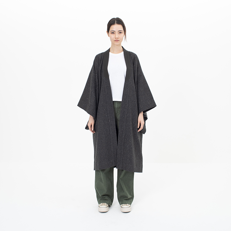 WMV / KIMONO COAT DONEGAL (Grey)
