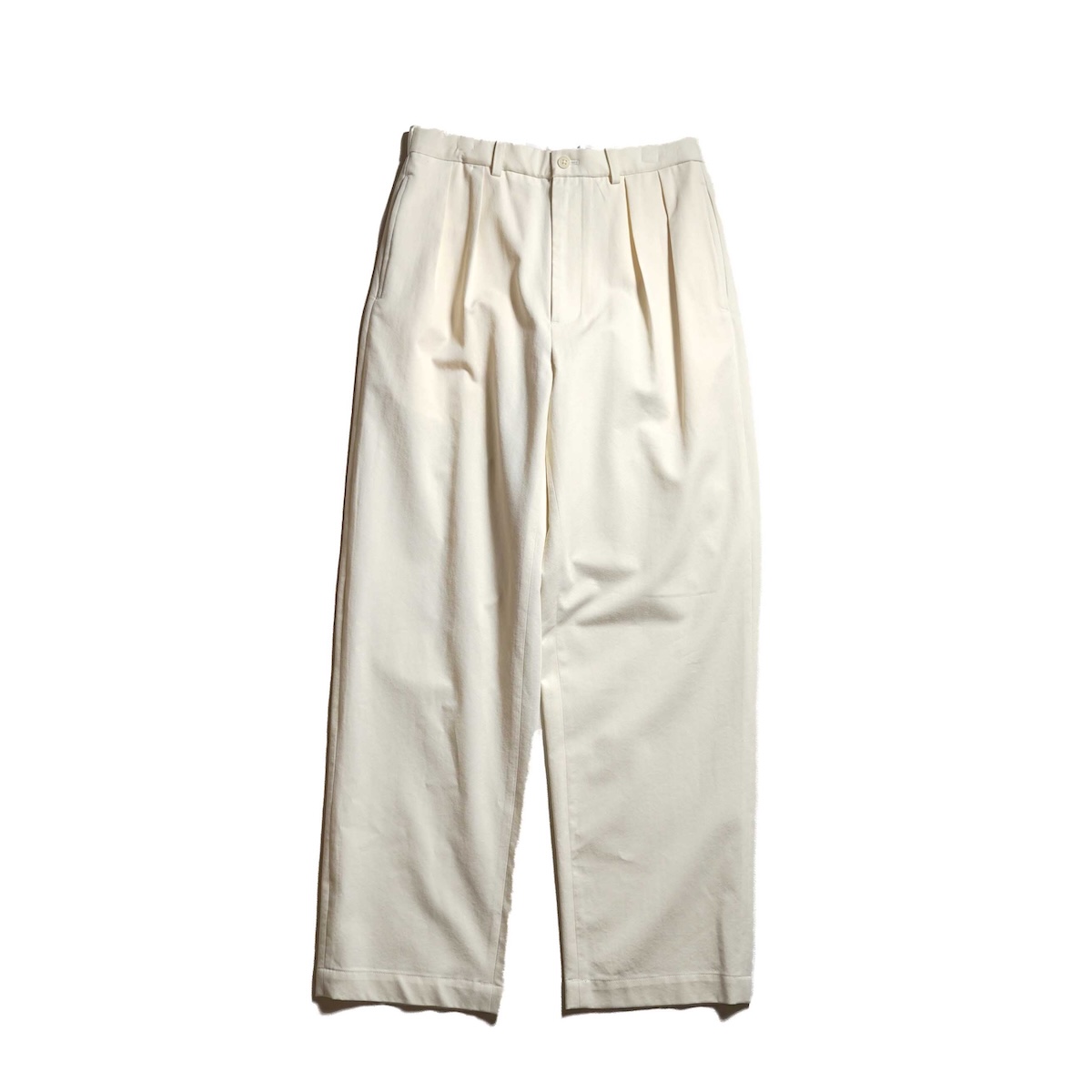 Y / ORGANIC COTTON TENCEL CHINO TR (White)