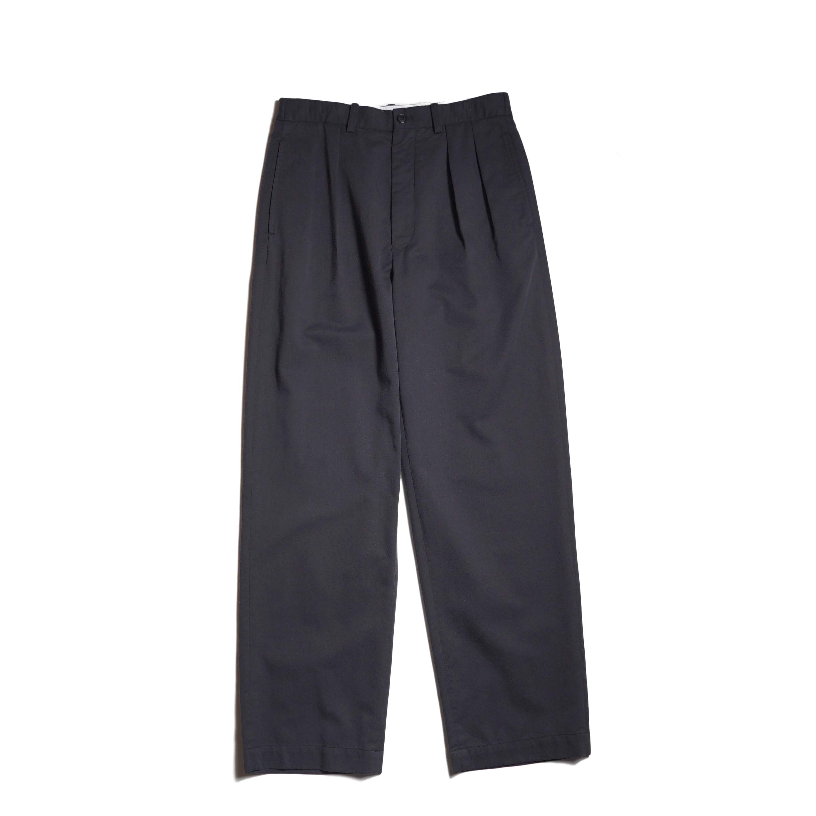 Y / ORGANIC COTTON TENCEL CHINO TROUSERS (Navy)