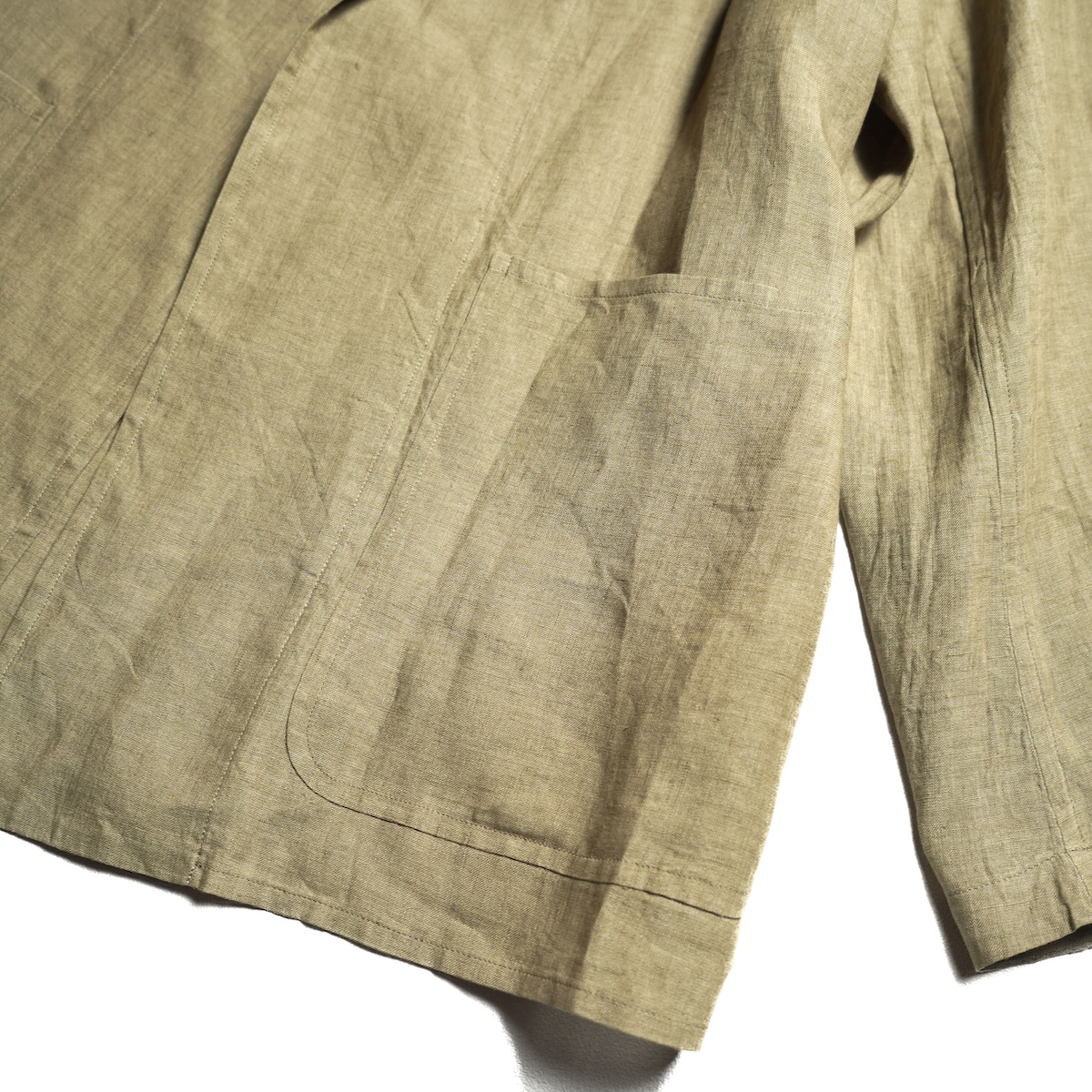 YLEVE / LINEN POPLIN JK (Khaki)