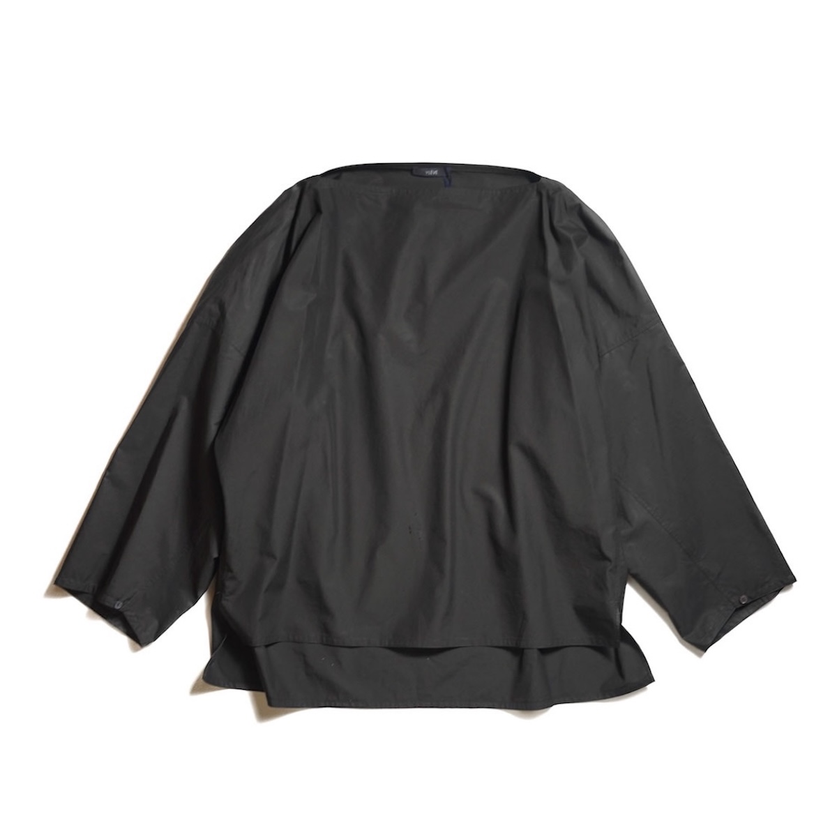 YLEVE / FINX COTTON WEATHER PULL OVER SHIRT (Black)