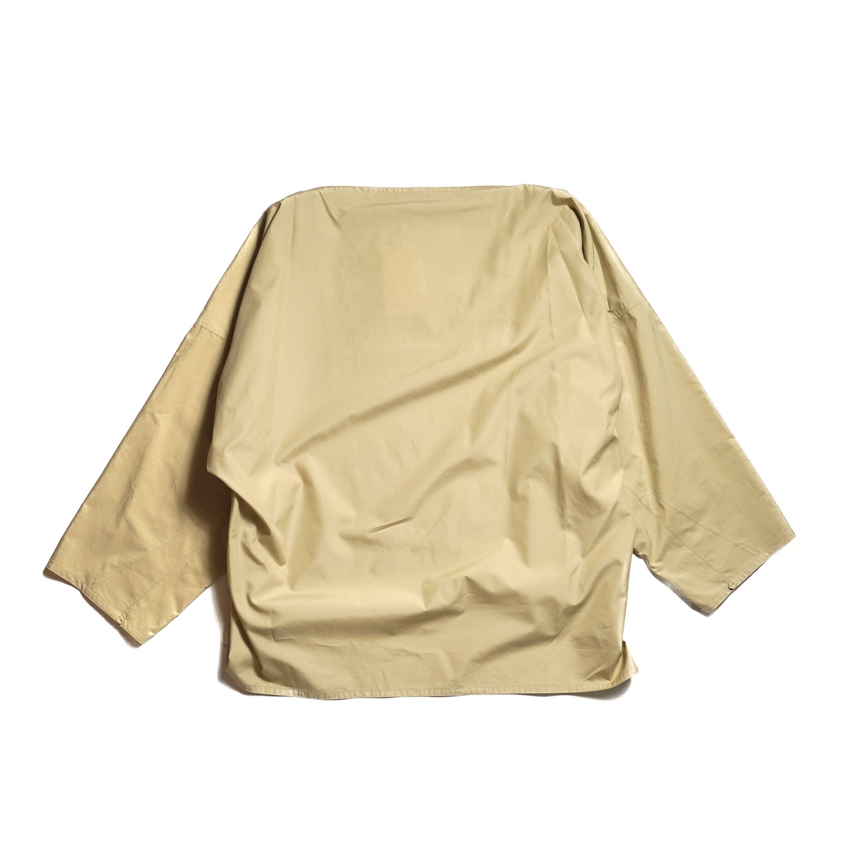 YLEVE / FINX COTTON WEATHER PULL OVER SHIRT (Khaki)