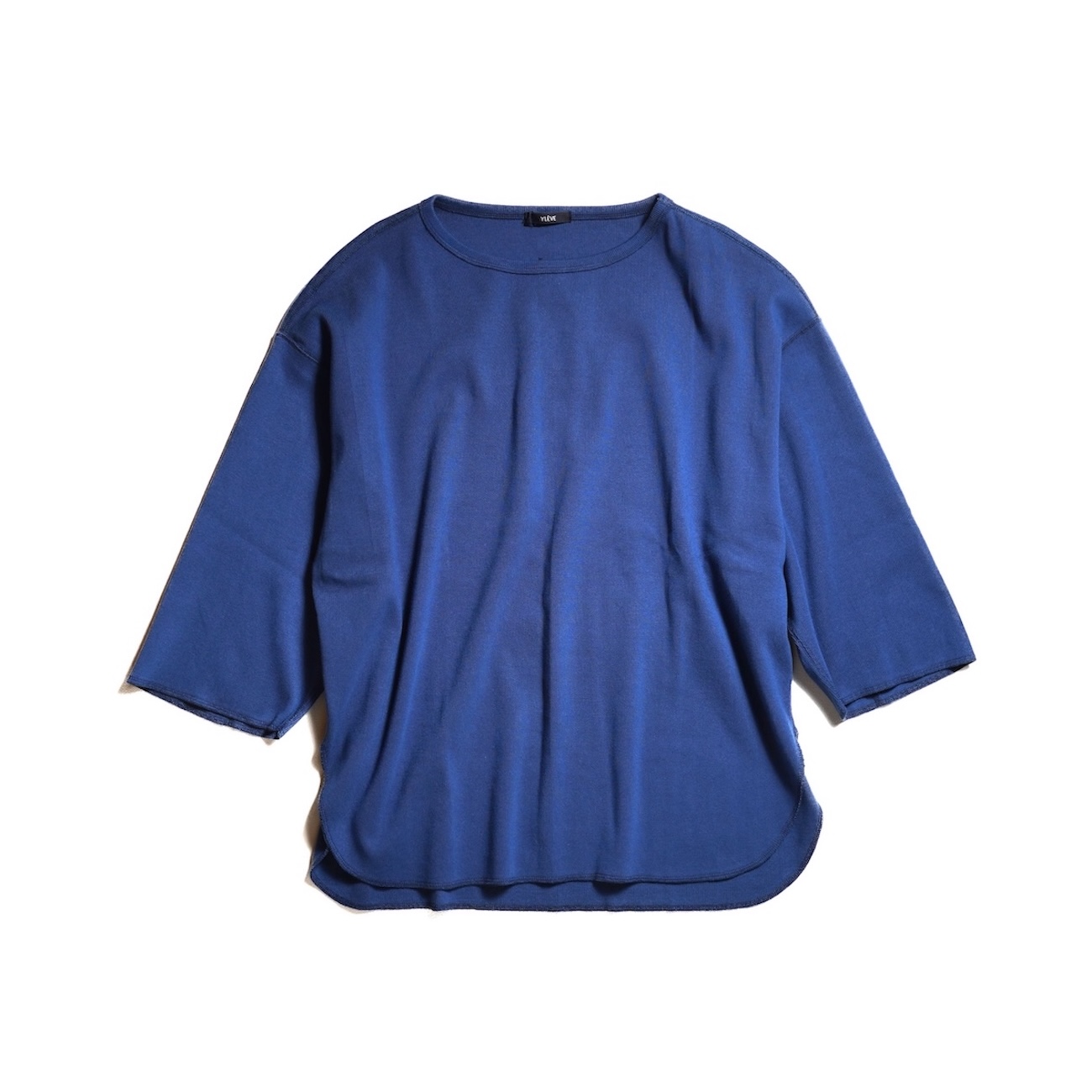 YLEVE◆長袖カットソー/FREE/コットン/BLK/無地/168-0266027 HUIS in house］SUVIN COTTON長袖コクーンカットソー CS202を