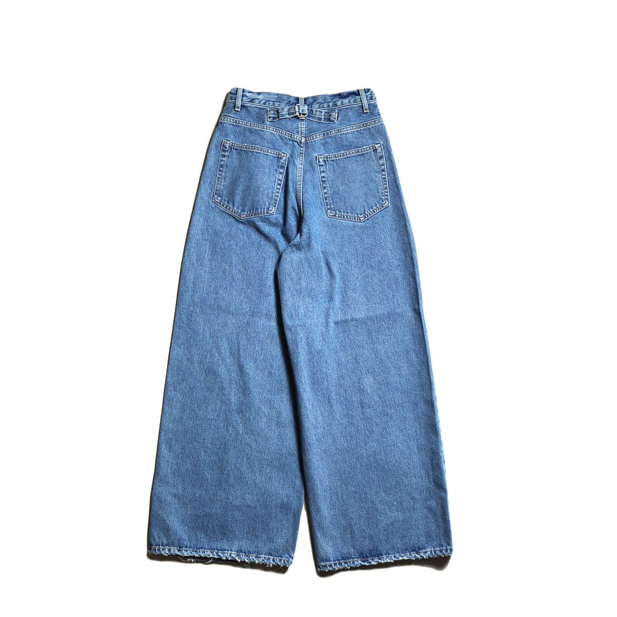 YLÈVE / 13.5oz DENIM HIGH WAIST WIDE (Indigo)
