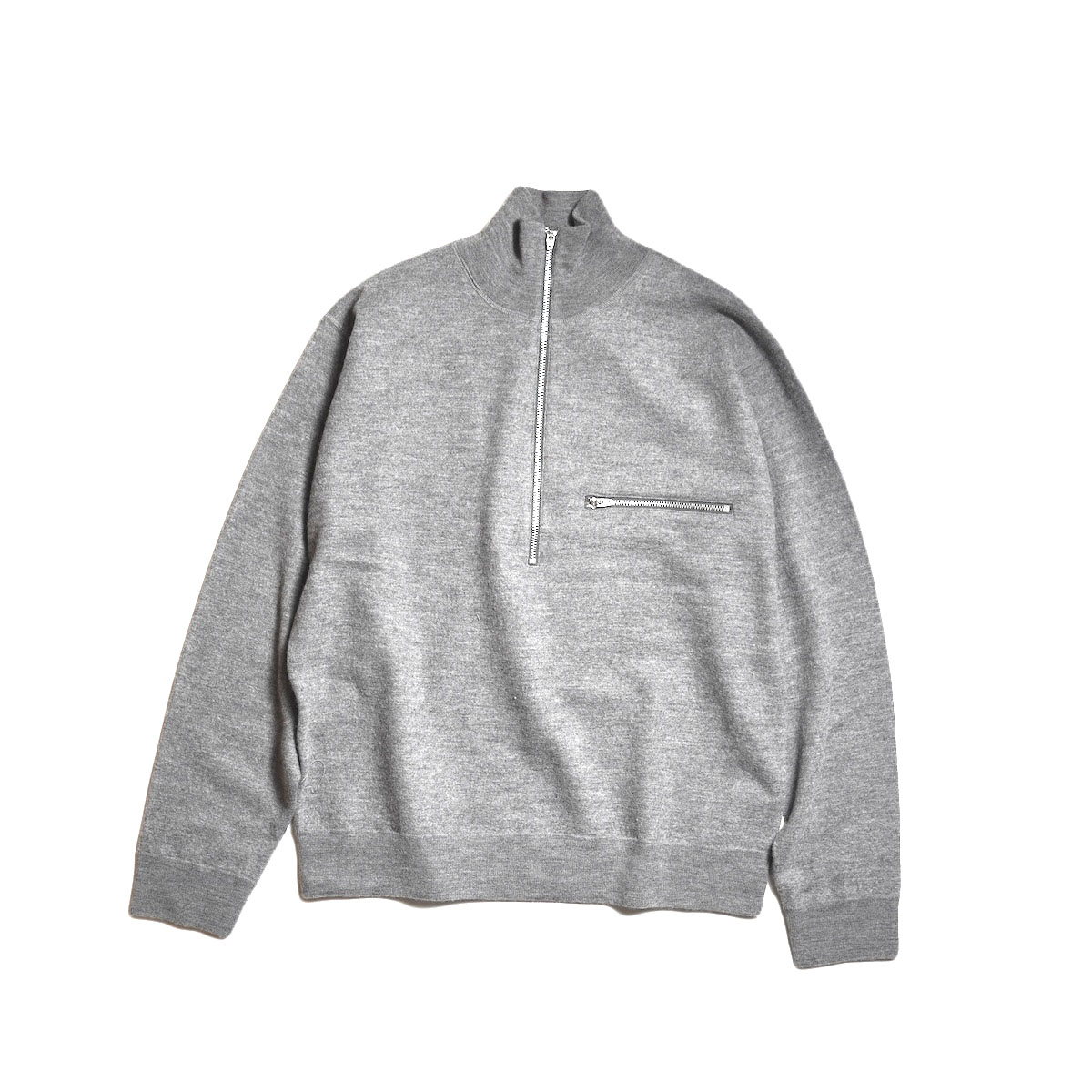 YLEVE イレーヴ ヘリンボーン編みフィッシャーマンオーバーニット 肉厚 セール】ヘリンボーンドルマンオーバーニット（ニット/セーター