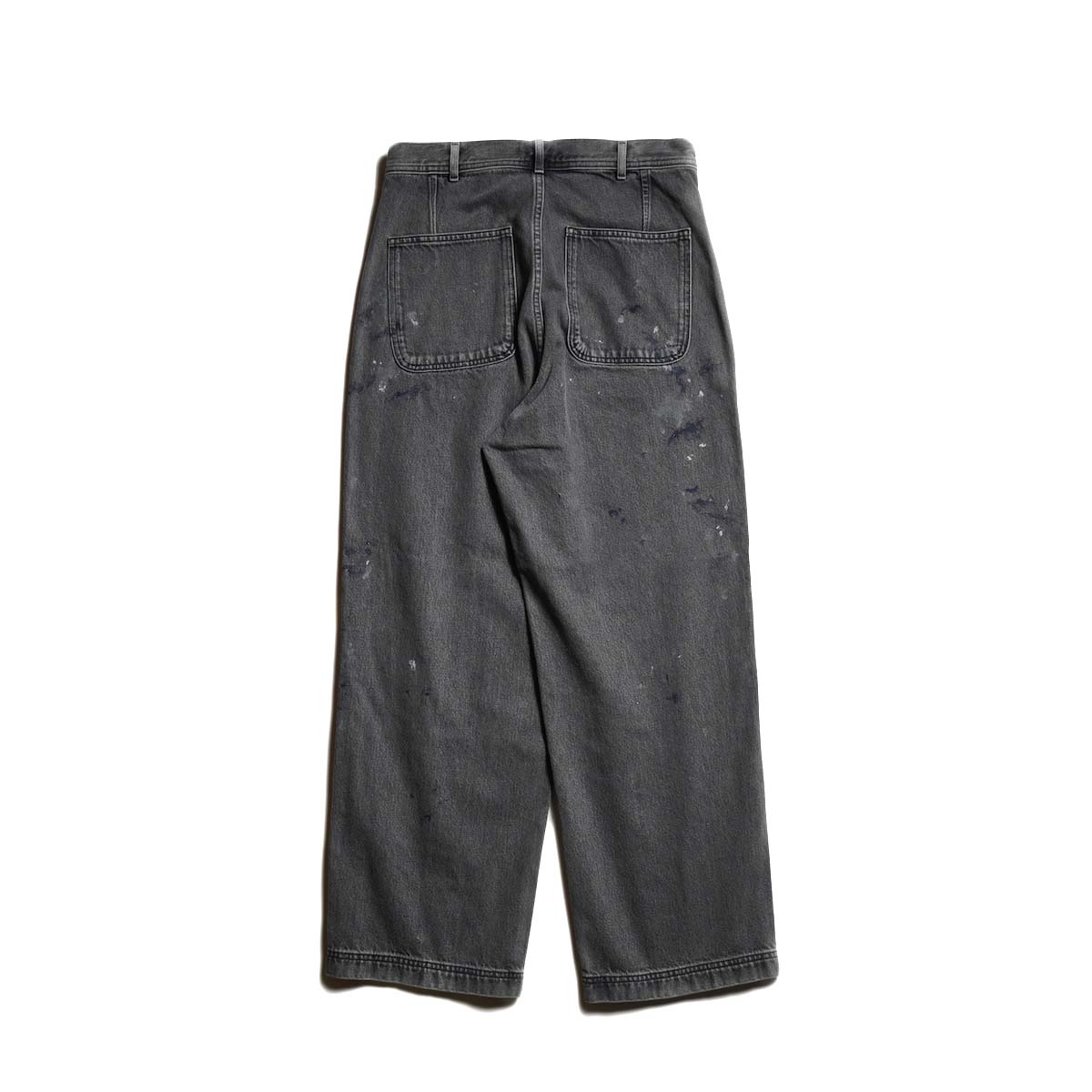 YLÈVE / HAND PAINT DENIM M45 PANTS (Black)