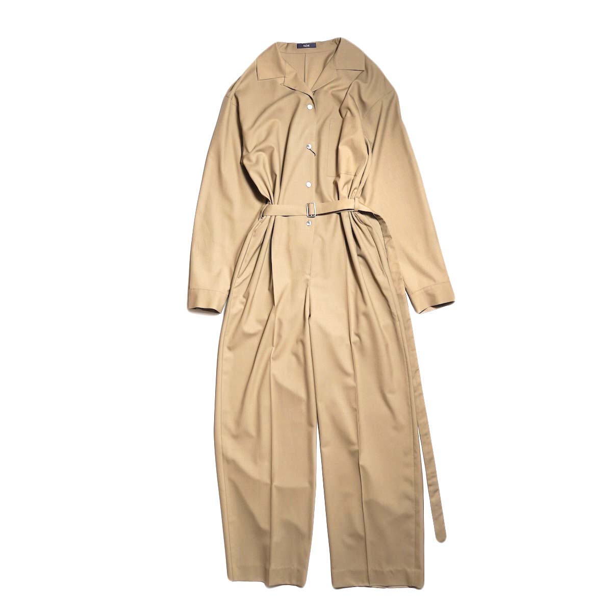 YLÈVE / SUPER 140's WOOL TROPICAL ALL-IN-ONE (Beige)